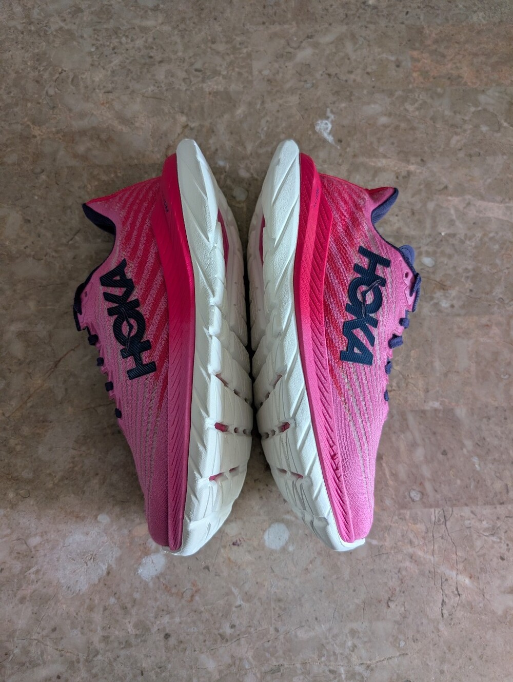 Hoka One One Mach 5 Solimar Strawberry Raspberry Running Shoes Women's 8.5 - Picture 10 of 13